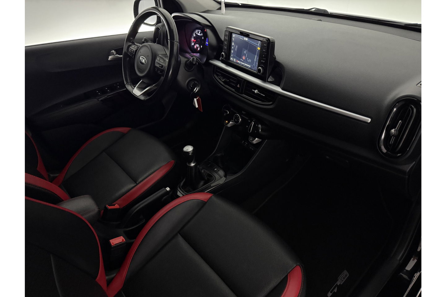 Kia Picanto 1.0 MPi GT-Line Airco Cruise Camera Carplay Navigatie LED Leder 15"LMV