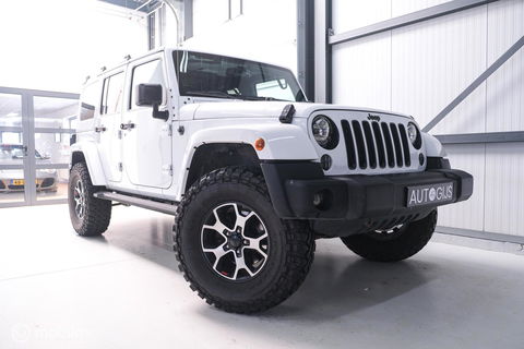 Jeep Wrangler Unlimited 3.6 | 5 persoons | Treeplanken | LED | Zeer mooi | Trekhaak |