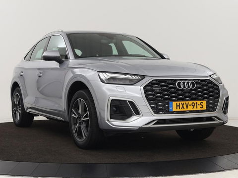 Audi Q5 Sportback 50 TFSI e S edition | Stoelverwarming | Adaptive cruise | Carplay | Matrix LED | Half leder | Sportstoelen | Virtual Cockpit | PHEV