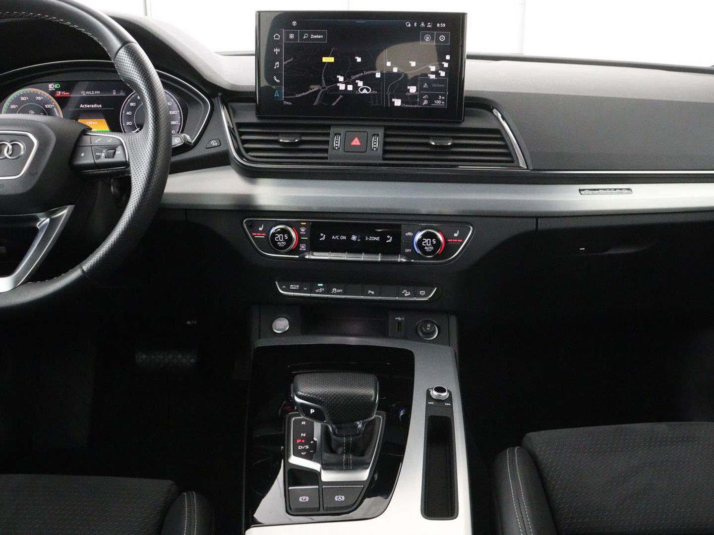 Audi Q5 Sportback 50 TFSI e S edition | Stoelverwarming | Adaptive cruise | Carplay | Matrix LED | Half leder | Sportstoelen | Virtual Cockpit | PHEV