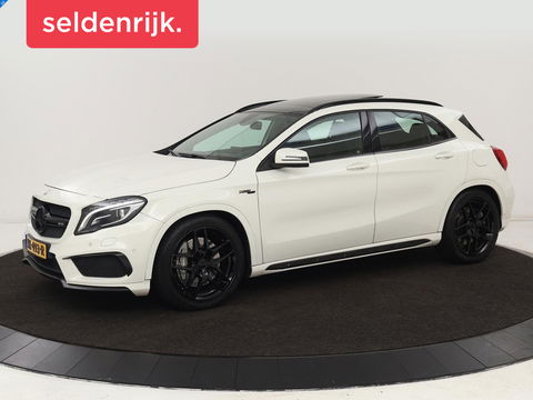Mercedes-Benz GLA AMG 45 4MATIC | Panoramadak | Stoelverwarming | Xenon | Leder/Alcantara | Park Assist | Navigatie | 19'' lichtmetalen velgen | Cruise control | Bluetooth