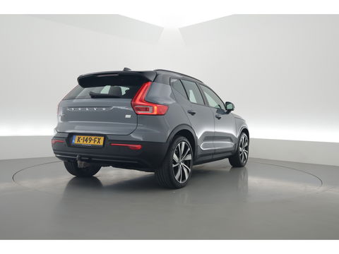 Volvo XC40 Recharge P8 AWD R-Design | Pano | 360cam | H&K | Elek. Trekhaak | 20'' | Adapt. Cruise | Elek. Stoelen
