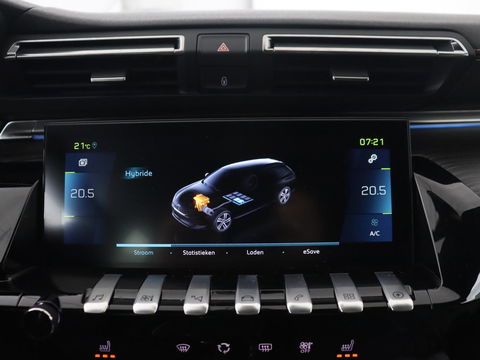 Peugeot 508 1.6 HYbrid GT | Stoelverwarming | Focal Sound | 360 Camera | Massage | Leder/Alcantara | Keyless | Digital Cockpit | Carplay | Memory | Navigatie | Full LED | PHEV | Plug In