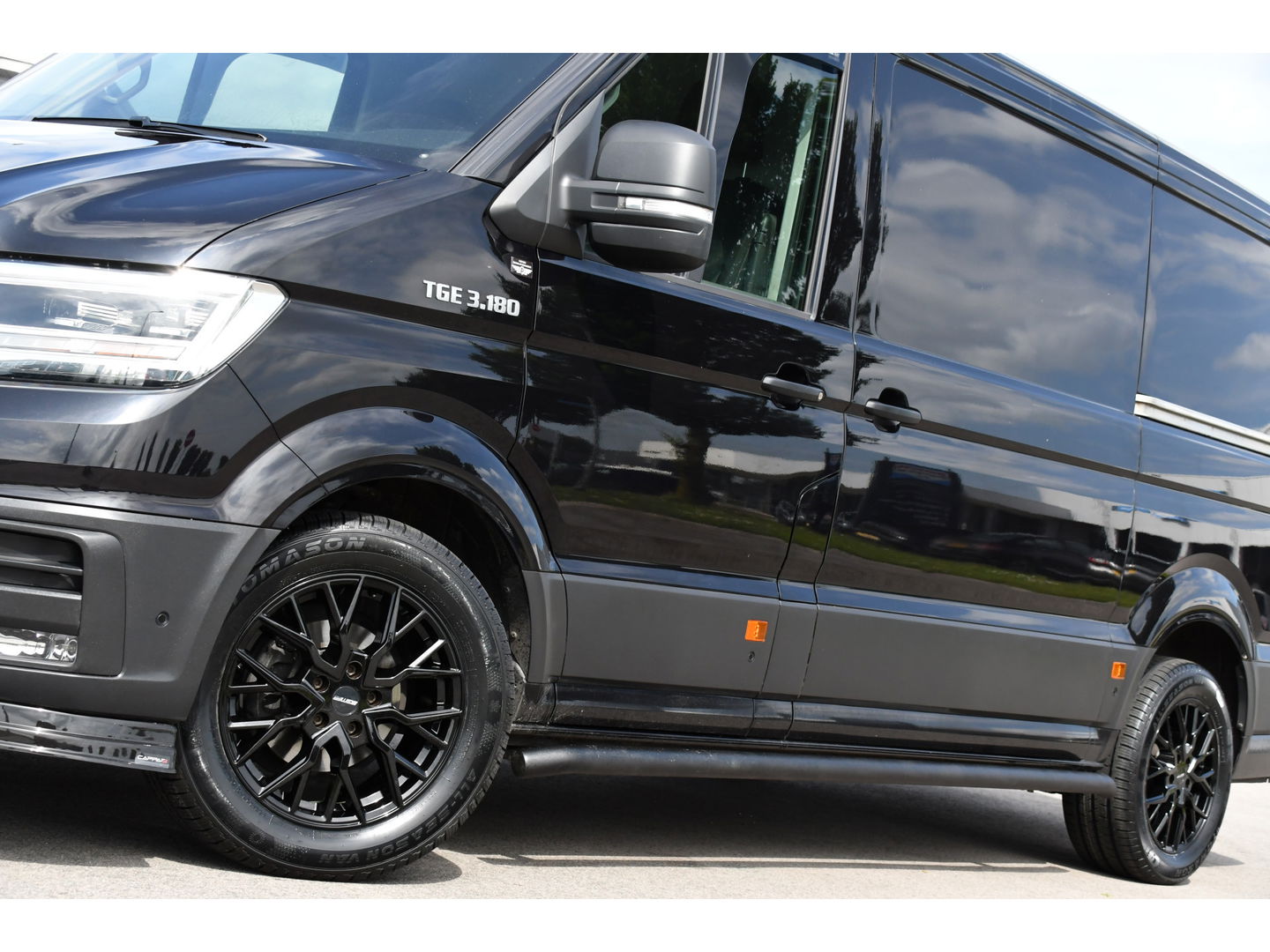 MAN TGE 3.180 35 2.0 L3H2 Black Edition Full Options! Adaptieve Cruise, Camera, Carplay, Clima, 177pk, LED, 2 x Schuifdeur, Automaat, Uniek!
