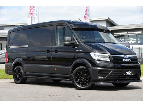 MAN TGE 3.180 35 2.0 L3H2 Black Edition Full Options! Adaptieve Cruise, Camera, Carplay, Clima, 177pk, LED, 2 x Schuifdeur, Automaat, Uniek!