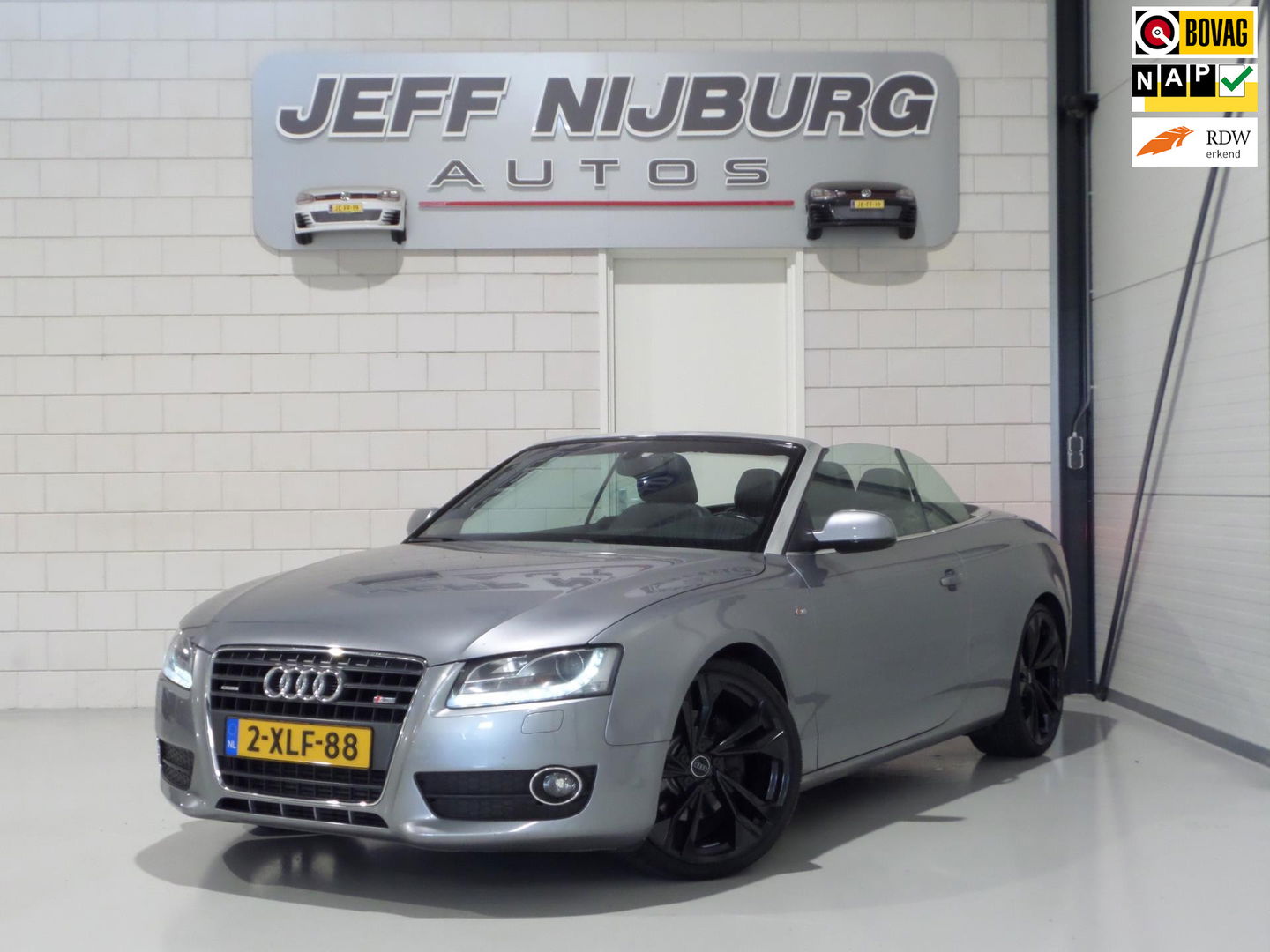 Audi A5 Cabriolet 2.0 TFSI Quattro S-Line "Invalide Auto" Automaat Youngtimer Leer Bluetooth Xenon-LED Stoelverwarming 20"Velgen