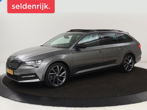 Škoda Superb 1.4 TSI iV Sportline | Panoramadak | Stoelverwarming | Adaptive cruise | Alcantara | Sfeerverlichting | Camera | Virtual Cockpit | Matrix LED | PHEV | Plug In