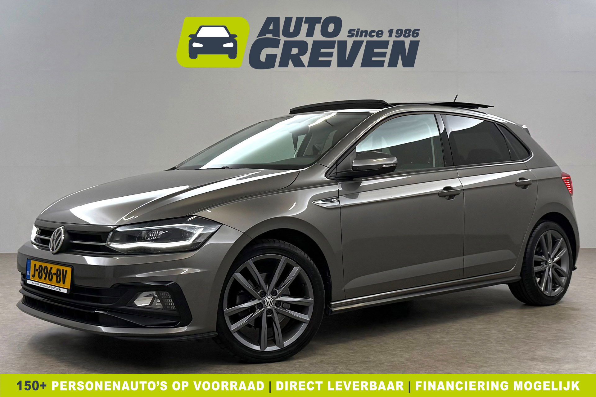 Volkswagen Polo 1.5 TSI R-line 150PK DSG Pano LED ACC Carplay Clima Navi 17"LMV