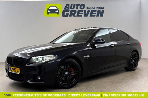 BMW 5 Serie 520i M Sport 184PK Pano LED Camera Clima Head up Display Memory Virtual Navi PDC Leder 19"LMV