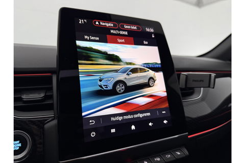 Renault Arkana 1.6 E-Tech Hybrid R.S. Line 360 Camera Pano ACC Virtual Carplay Cruise Clima LED Navi PDC 18"LMV