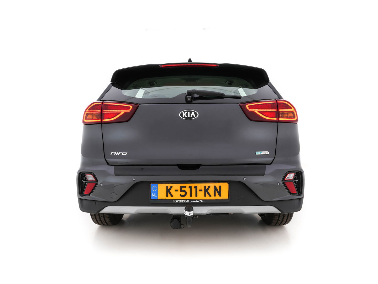Kia Niro 1.6 GDi Hybrid DynamicLine (INCL-BTW) Aut. *ADAPTIVE-CRUISE | LEATHER-FABRIC | NAVI-FULLMAP | HEATED-COMFORTSEATS | CAMERA | DAB+ | KEYLESS | ECC | DIGI-COCKPIT | SHIFT-PADDLES | LANE-ASSIST | PDC | TOWBAR | 16''ALU*