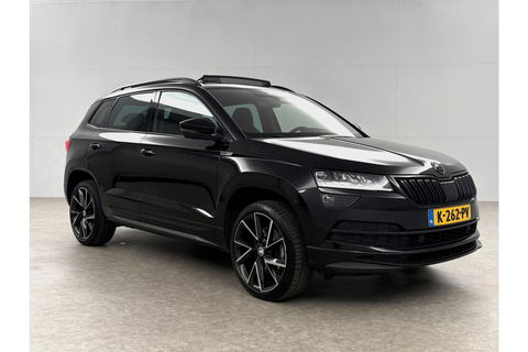 Škoda Karoq 1.5 TSI ACT 150PK Sportline DSG Pano Sfeer Trekhaak LED Virtual Camera Carplay Clima Cruise Navi PDC 19"LMV