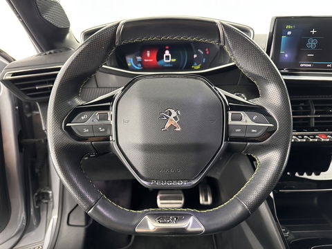 Peugeot e-208 EV GT 350 50 kWh (INCL-BTW) *PANO | FULL-LED | DIGI-COCKPIT | BLINDSPOT | CAMERA | LEATHER-ALCANTARA | AMBIENT-LIGHT | NAVI-FULLMAP | LANE-ASSIST | KEYLESS | DAB | CCS-FASTLOADER | HEATED-SPORT-SEATS | 17"ALU