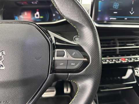 Peugeot e-208 EV GT 350 50 kWh (INCL-BTW) *PANO | FULL-LED | DIGI-COCKPIT | BLINDSPOT | CAMERA | LEATHER-ALCANTARA | AMBIENT-LIGHT | NAVI-FULLMAP | LANE-ASSIST | KEYLESS | DAB | CCS-FASTLOADER | HEATED-SPORT-SEATS | 17"ALU
