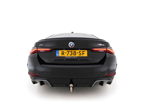 BMW i4 M50 High Executive 84 kWh M-Sportpack [ 3-Fase ] (INCL.BTW) Aut. *HEAD-UP | LUXURY-LEATHER | LASER-LIGHT | ADAPTIVE-CRUISE | HARMAN/KARDON | TOP-VIEW | SPORTSEATS | BLIND-SPOT | WIDE-SCREEN | KEYLESS | DAB+ | NAVI-FULLMAP | 19''ALU | TOWBAR