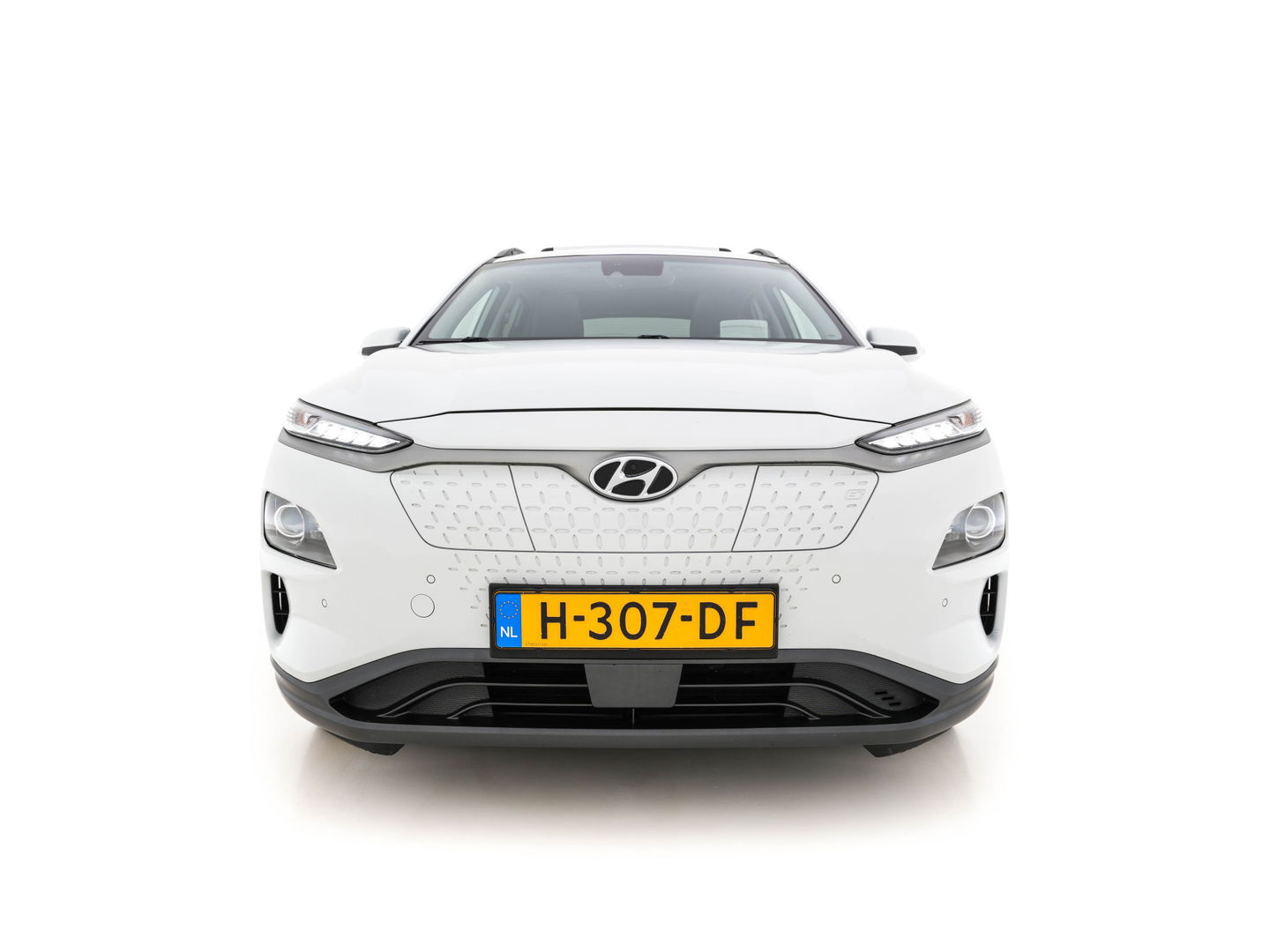 Hyundai KONA EV Premium 64 kWh (INCL-BTW) *PANO | FULL-LEATHER | KRELL-AUDIO | HEAD-UP | FULL-LED | NAVI-FULLMAP | DAB | ADAPT.CRUISE | KEYLESS | CAMERA | BLIND-SPOT | LANE-ASSIST | DIGI-COCKPIT | COMFORT-SEATS | 17''ALU*