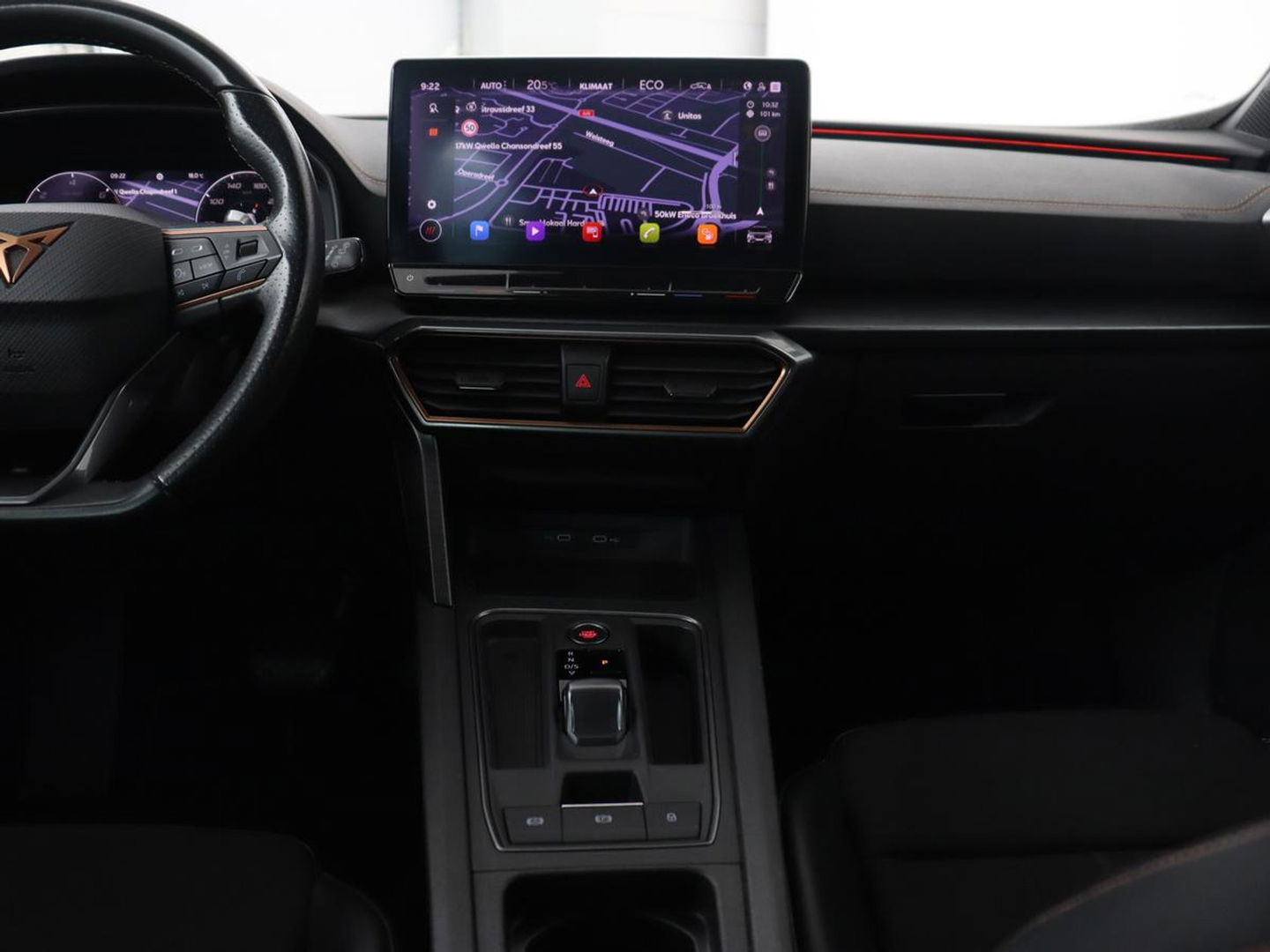 CUPRA Formentor 1.4 e-Hybrid | Carplay | Camera | Adaptive cruise | Sfeerverlichting | Keyless | Navigatie | Sportstoelen | Full LED | Petrol Blue Matt | PHEV | Plug-In