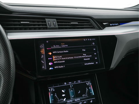 Audi e-tron Sportback 55 Quattro S-Line-edition 95 kWh [ 3-Fase ] (INCL-BTW) *DESIGN-LEATHER | FULL-LED | ADAPT.CRUISE | BANG&OLUFSEN-AUDIO | TOP-VIEW | MEMORY-PACK | BLIND-SPOT | KEYLESS | AMBIENT-LIGHT | AIR-SUSPENSION | HEATED-SPORTSEATS | DIGI-COCKPIT |