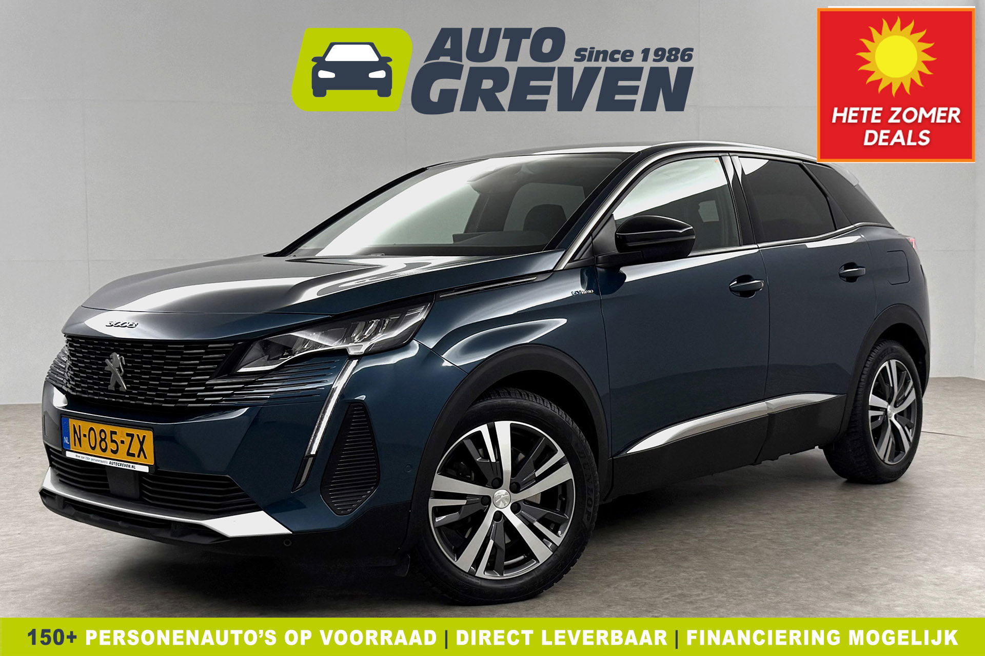 Peugeot 3008 1.6 Hybrid 222PK Allure 360Camera Carplay Virtual LED Trekhaak Clima Cruise Navi PDC 18''LMV