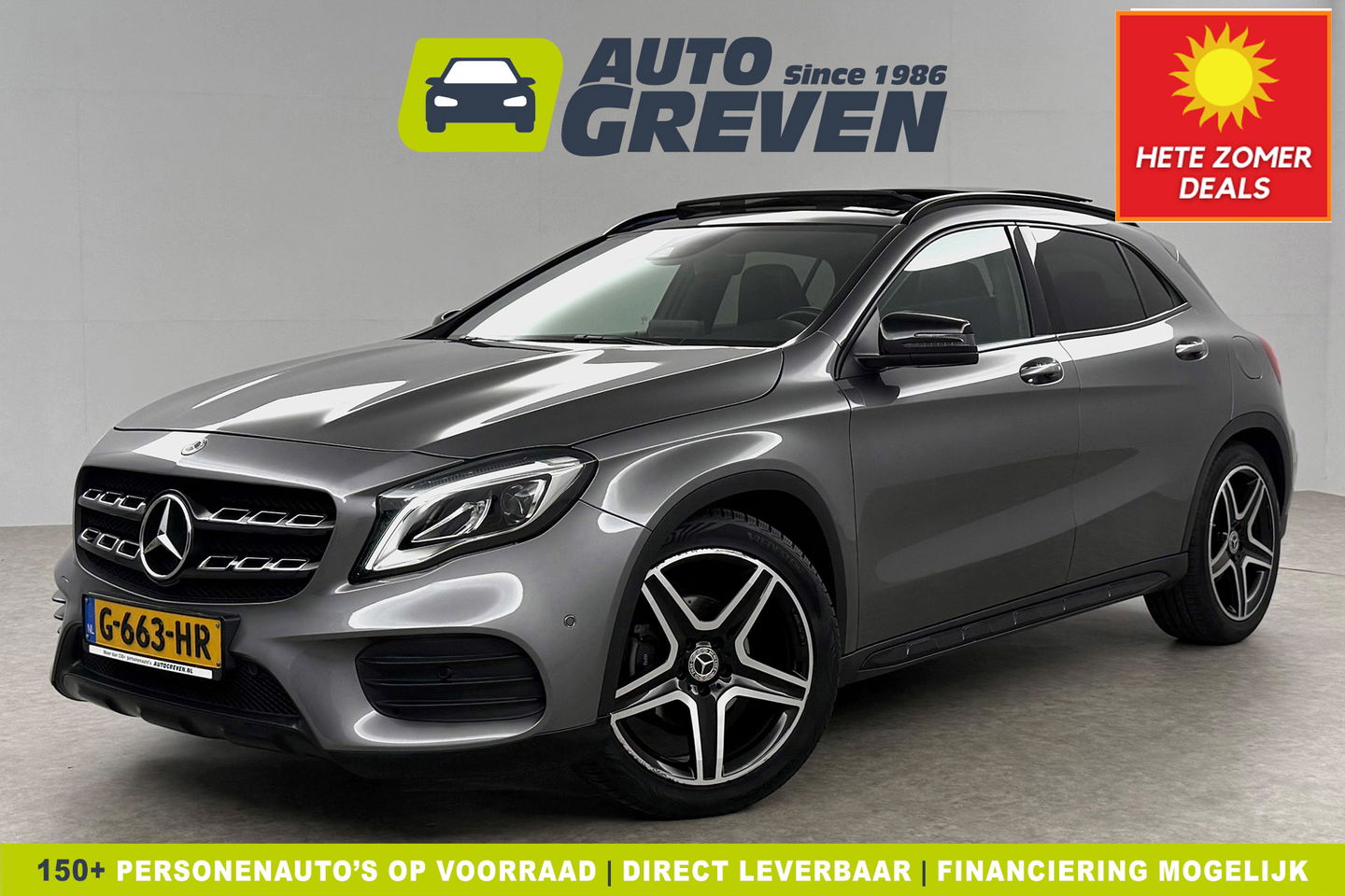 Mercedes-Benz GLA 180 AMG Night Upgrade Pano LED Camera Carplay Clima Cruise Navigatie PDC 19''LMV