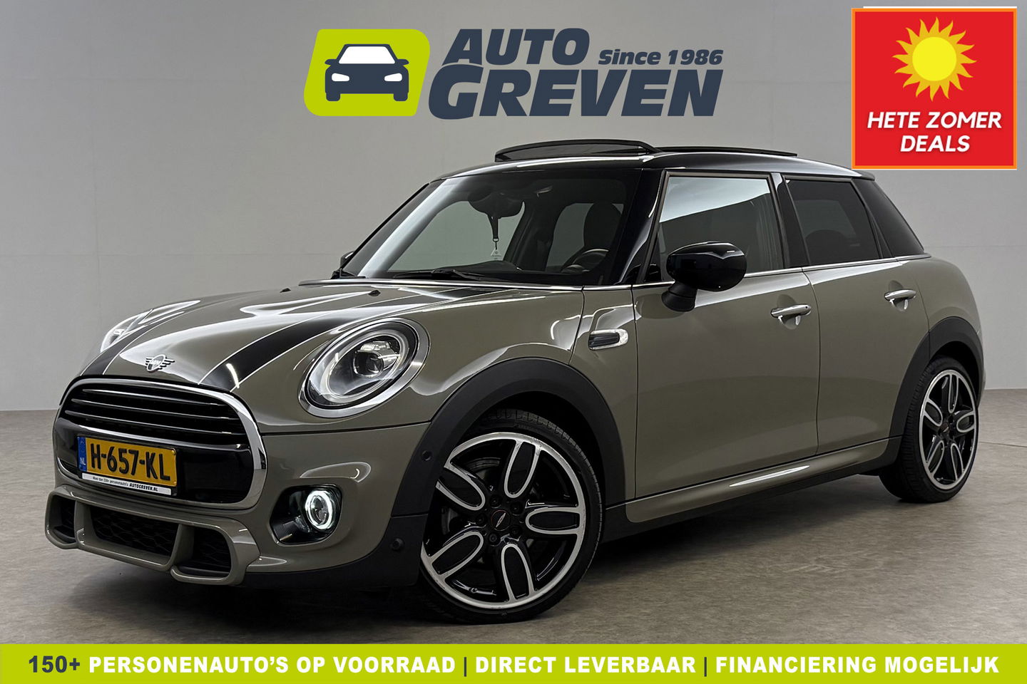 MINI Cooper 1.5 JCW PACK Pano | Harman/Kardon | LED Carplay Clima Cruise Navi PDC 18"LMV Stoelverwarming