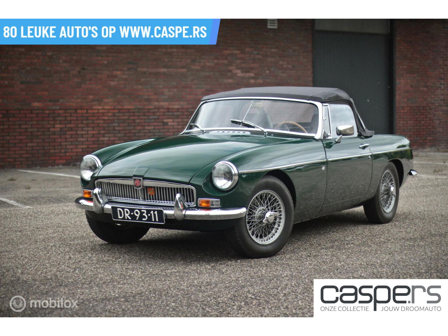 MG B 1.8 Roadster stalen 'uitzonderlijke staat'!