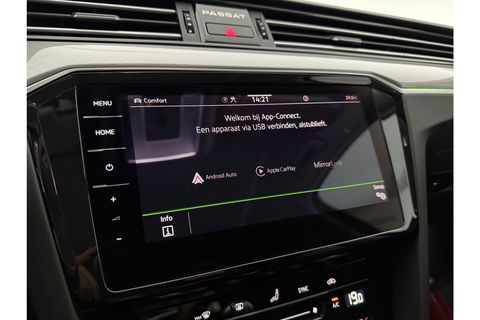 Volkswagen Passat 1.4 TSI 218PK PHEV GTE Pano Sfeer LED ACC Carplay Virtual Memory Head up Display Clima Navi PDC 17''LMV