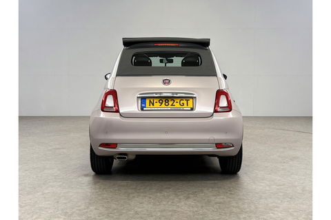 Fiat 500C 1.2 Lounge Cabriolet Clima Cruise Carplay Open Dak LED Leder PDC 16"LMV