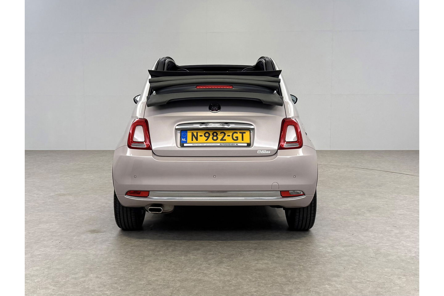 Fiat 500C 1.2 Lounge Cabriolet Clima Cruise Carplay Open Dak LED Leder PDC 16"LMV