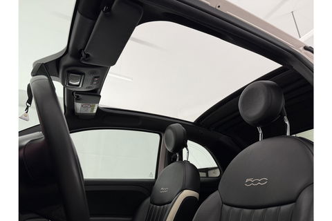 Fiat 500C 1.2 Lounge Cabriolet Clima Cruise Carplay Open Dak LED Leder PDC 16"LMV