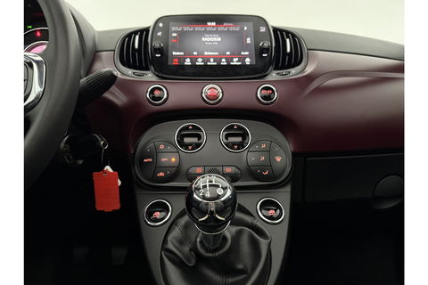 Fiat 500C 1.2 Lounge Cabriolet Clima Cruise Carplay Open Dak LED Leder PDC 16"LMV