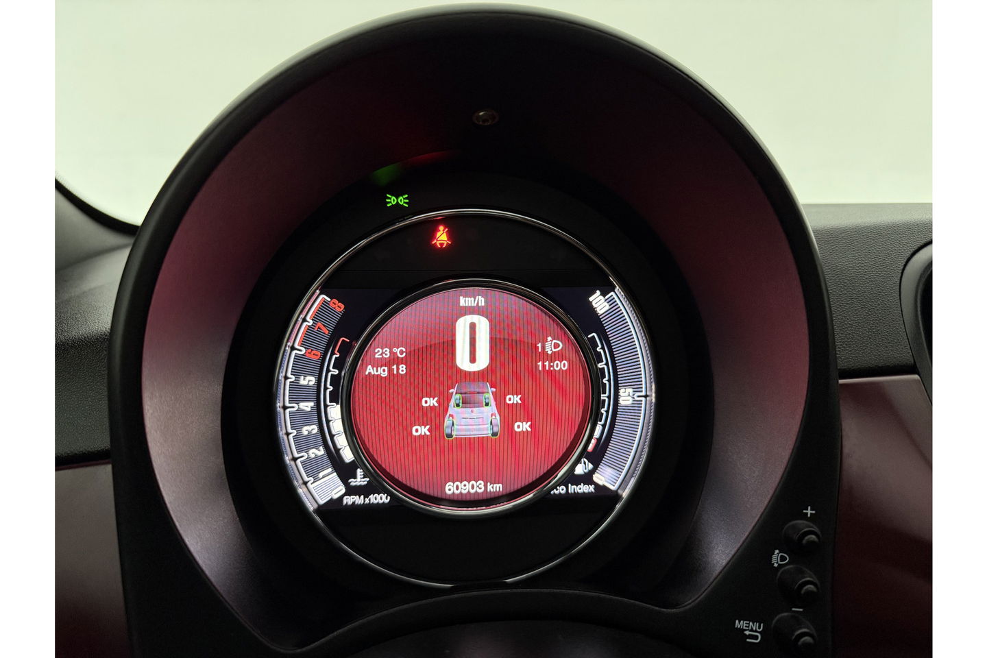 Fiat 500C 1.2 Lounge Cabriolet Clima Cruise Carplay Open Dak LED Leder PDC 16"LMV