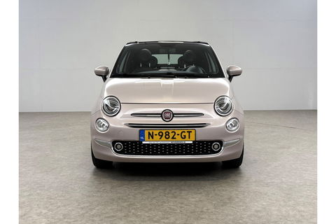 Fiat 500C 1.2 Lounge Cabriolet Clima Cruise Carplay Open Dak LED Leder PDC 16"LMV