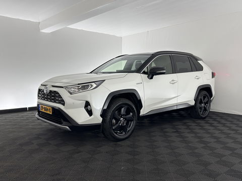 Toyota RAV4 2.5 Hybrid AWD Bi-Tone (INCL.BTW) *LEATHER | FULL-LED | ADAPTIVE-CRUISE | BLINDS-SPOT | TOP-VIEW | JBL-SOUND | KEYLESS | NAVI-FULLMAP | DAB+ | 18''ALU | TOWBAR*