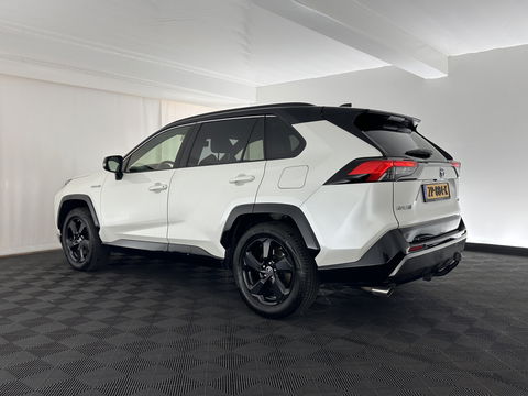 Toyota RAV4 2.5 Hybrid AWD Bi-Tone (INCL.BTW) *LEATHER | FULL-LED | ADAPTIVE-CRUISE | BLINDS-SPOT | TOP-VIEW | JBL-SOUND | KEYLESS | NAVI-FULLMAP | DAB+ | 18''ALU | TOWBAR*