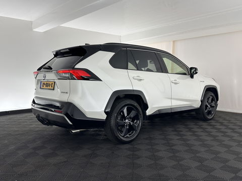 Toyota RAV4 2.5 Hybrid AWD Bi-Tone (INCL.BTW) *LEATHER | FULL-LED | ADAPTIVE-CRUISE | BLINDS-SPOT | TOP-VIEW | JBL-SOUND | KEYLESS | NAVI-FULLMAP | DAB+ | 18''ALU | TOWBAR*