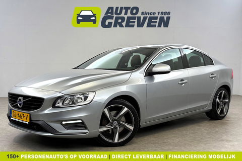 Volvo S60 2.0 T5 245PK R-Design LED Trekhaak Virtual Clima Cruise Navi Leder PDC 18''LMV