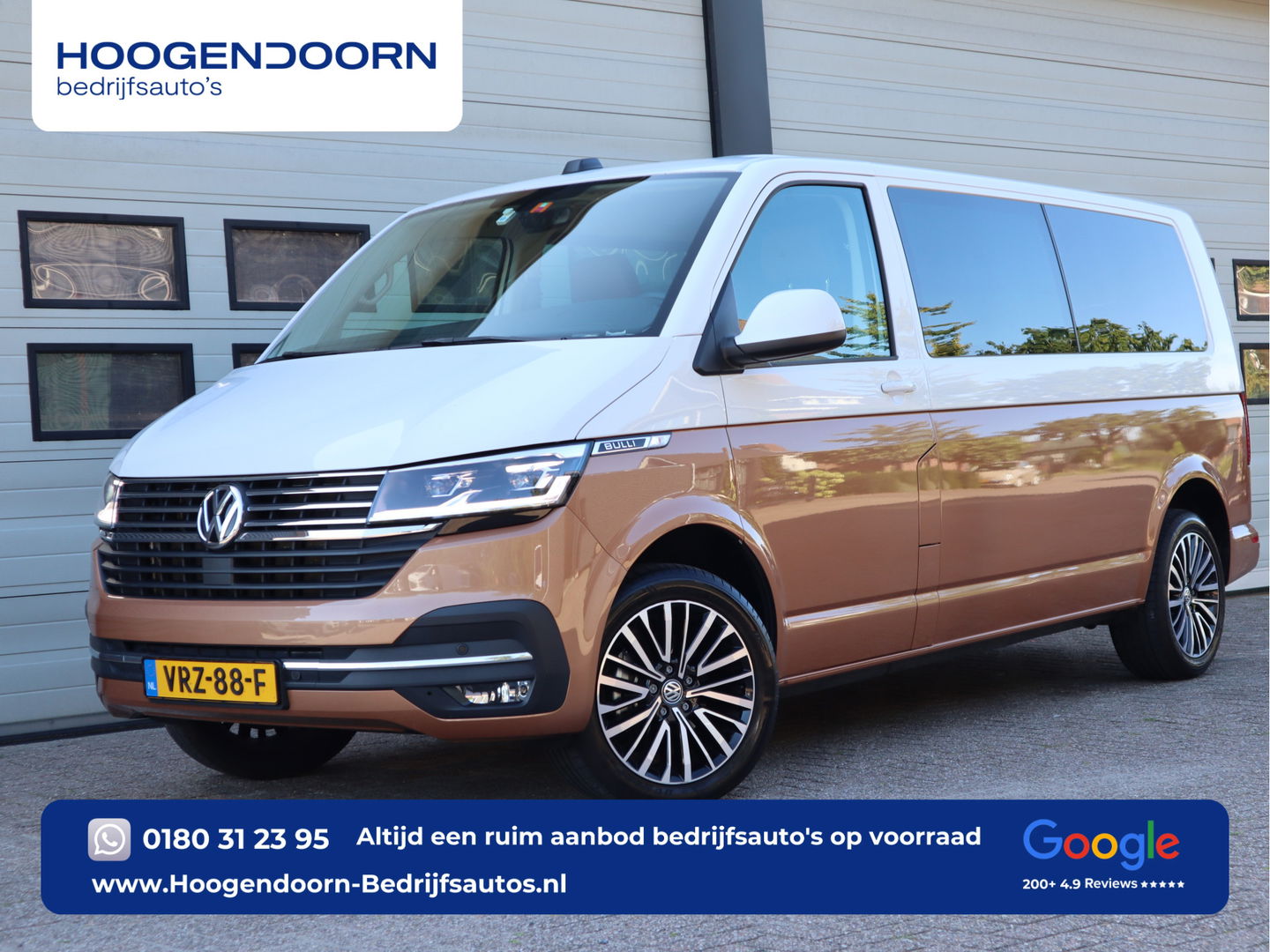 Volkswagen Transporter 2.0 TDI 150pk Bulli - DC Leder - NL-Auto 1ste Eigenaar - Two Tone