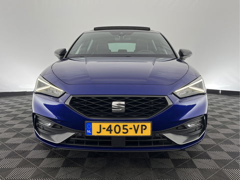SEAT Leon 2.0 TDI FR-Sportpack Launch Edition (INCL-BTW) Aut.*PANO | LEATHER-FABRIC | FULL-LED | DIGI-COCKPIT | SPORT-SEATS | NAVI-FULLMAP | ECC | SHIFTPADDLES | PDC | AMBIENT-LIGHT | KEYLESS | PRIVACY-GLASS | 17''ALU*