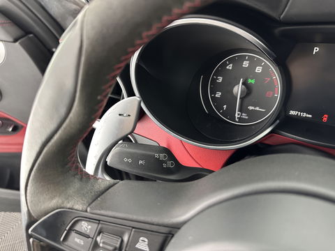 Alfa Romeo Stelvio 2.9 V6 AWD Quadrifoglio (INCL-BTW) Aut. *PANO | LEATHER-ALCANTARA | XENON | ADAPTIVE-CRUISE | BLIND-SPOT | HARMAN/KARDON | MEMORY-PACK | HEATED-SPORTSEATS | DAB+ | KEYLESS | CARPLAY | NAVI-FULLMAP | CARBON-INLAY |