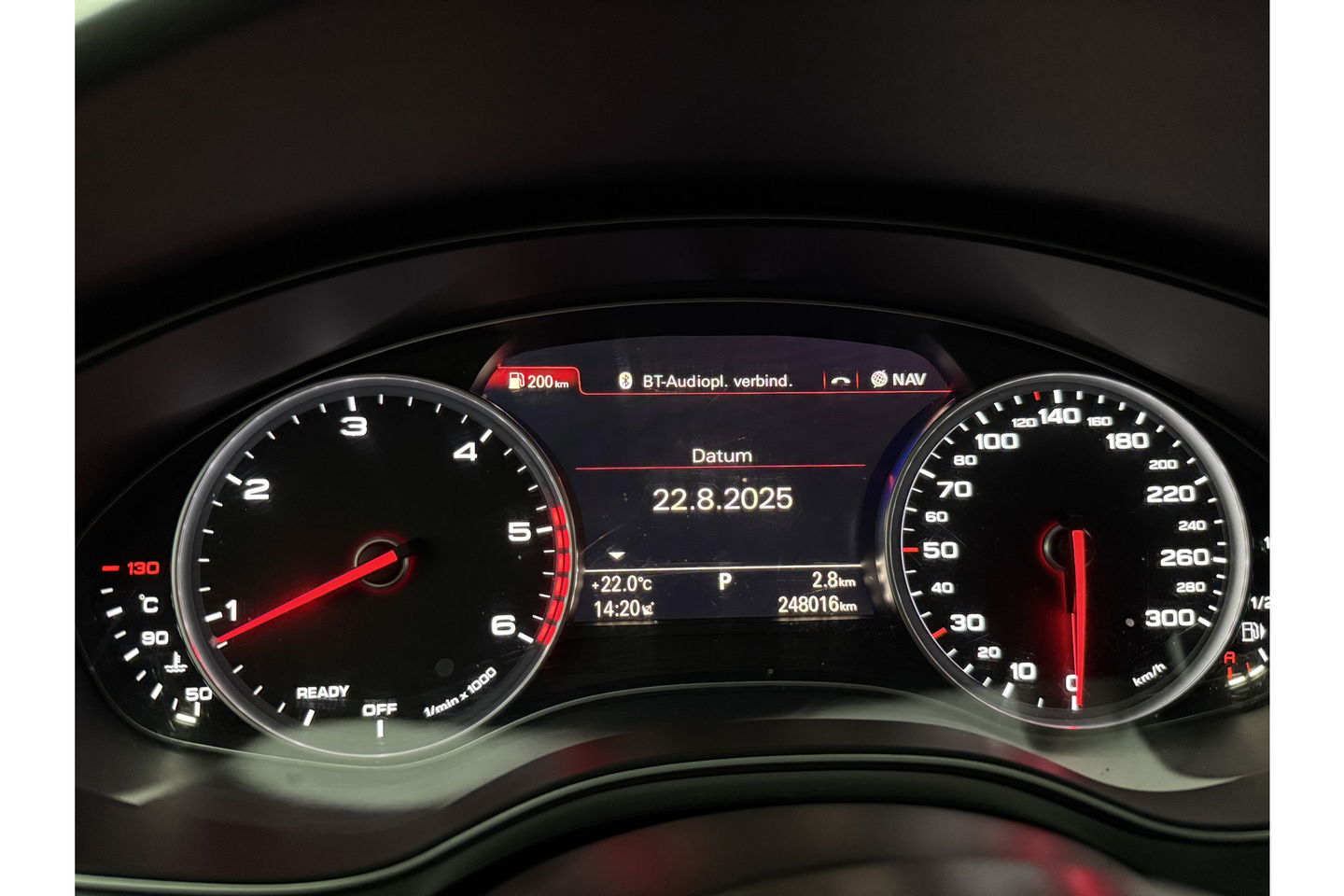 Audi A6 2.0 TDI 150PK S-line LED Clima Cruise Navigatie Parkeersensoren 18"LMV