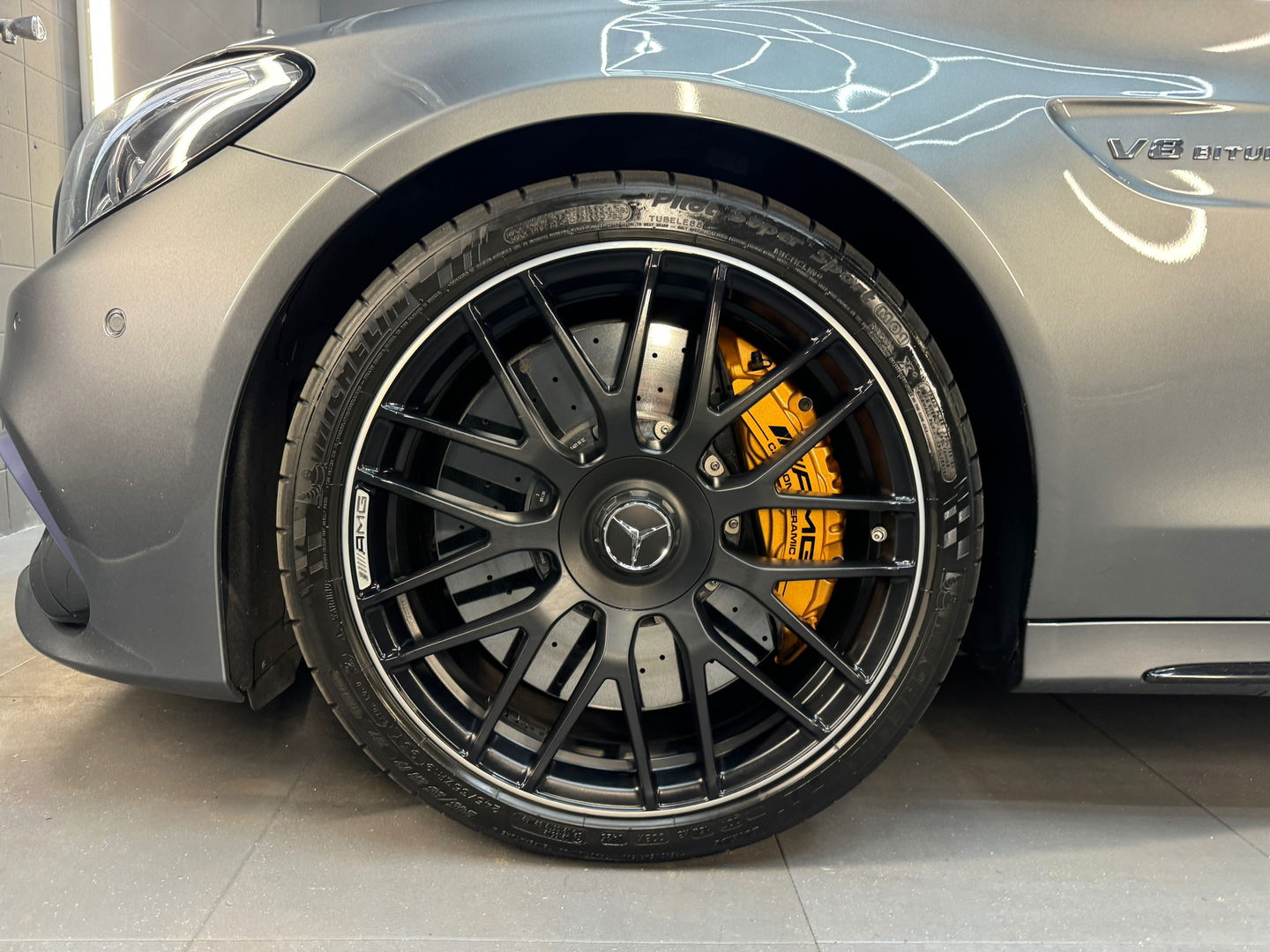 Mercedes-Benz C-Klasse AMG 63 S Pano|Kuip|Ceramic|HuD|360Cam