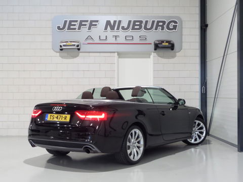 Audi A5 Cabriolet 1.8 TFSI Sport Edition 2X S-Line Automaat! Leer Stoelverwarming Xenon-LED Navigatie Bluetooth Adaptive-cruise