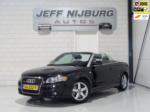 Audi A4 Cabriolet 2.0 TFSI S-Line "Automaat" Leer Xenon Stoelverwarming Bose Cruise-control Youngtimer in uniek mooie staat!