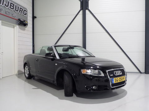 Audi A4 Cabriolet 2.0 TFSI S-Line "Automaat" Leer Xenon Stoelverwarming Bose Cruise-control Youngtimer in uniek mooie staat!