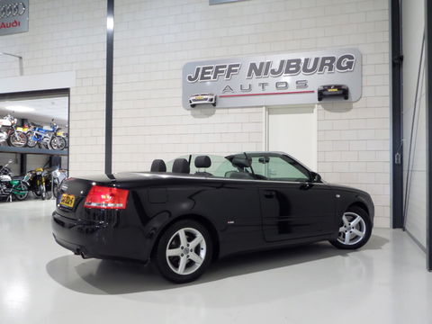 Audi A4 Cabriolet 2.0 TFSI S-Line "Automaat" Leer Xenon Stoelverwarming Bose Cruise-control Youngtimer in uniek mooie staat!