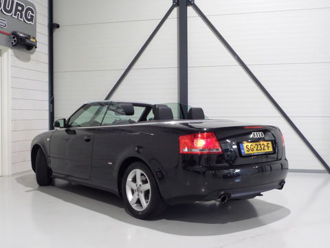 Audi A4 Cabriolet 2.0 TFSI S-Line "Automaat" Leer Xenon Stoelverwarming Bose Cruise-control Youngtimer in uniek mooie staat!