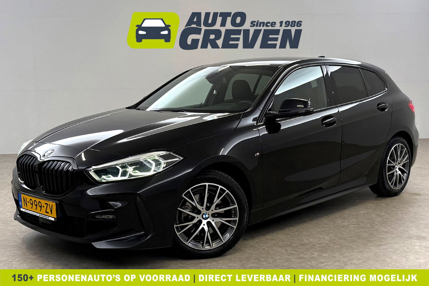 BMW 1-serie 118i M-sport Sfeerverl. LED Carplay Cruise Clima Virtual Navi PDC 17"LMV