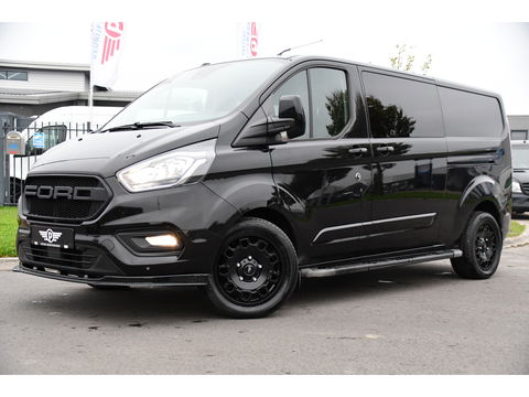 Ford Transit Custom 300 2.0 TDCI L2H1 Black Edition DC Limited Camera, Cruise, Carplay, Automaat, LED, Multimedia, Sensoren, 170PK, UNIEK!