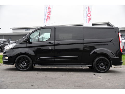 Ford Transit Custom 300 2.0 TDCI L2H1 Black Edition DC Limited Camera, Cruise, Carplay, Automaat, LED, Multimedia, Sensoren, 170PK, UNIEK!